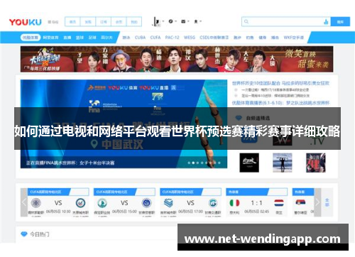 如何通过电视和网络平台观看世界杯预选赛精彩赛事详细攻略