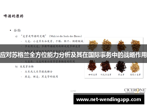 应对苏格兰全方位能力分析及其在国际事务中的战略作用